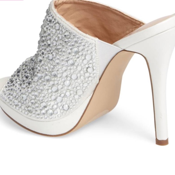 Lauren Lorraine Mimi Crystal Embellished Mule Pump - Picture 4 of 7